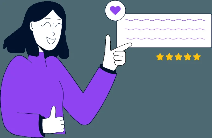 testimonial illustration