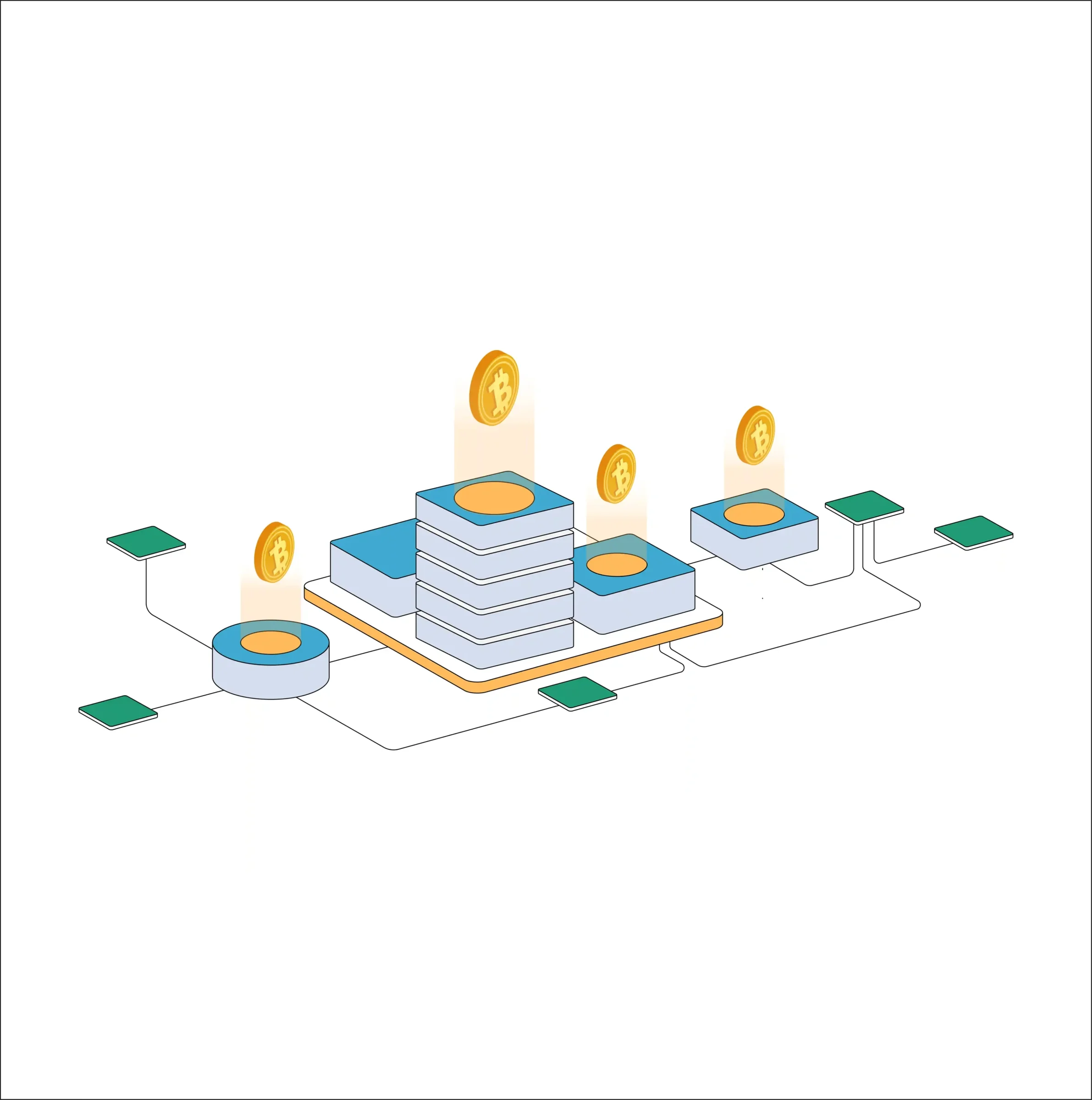 blockchain illustration